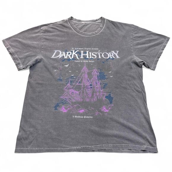 Other - Bailey Sarian Dark History T Shirt Adult Size Large Gray Vintage Style Tee